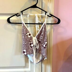 SHEIN Festival Halter Top Size Small